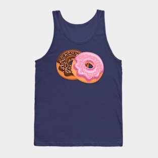 Two Powdered Donuts Yummy Snack Tank Top